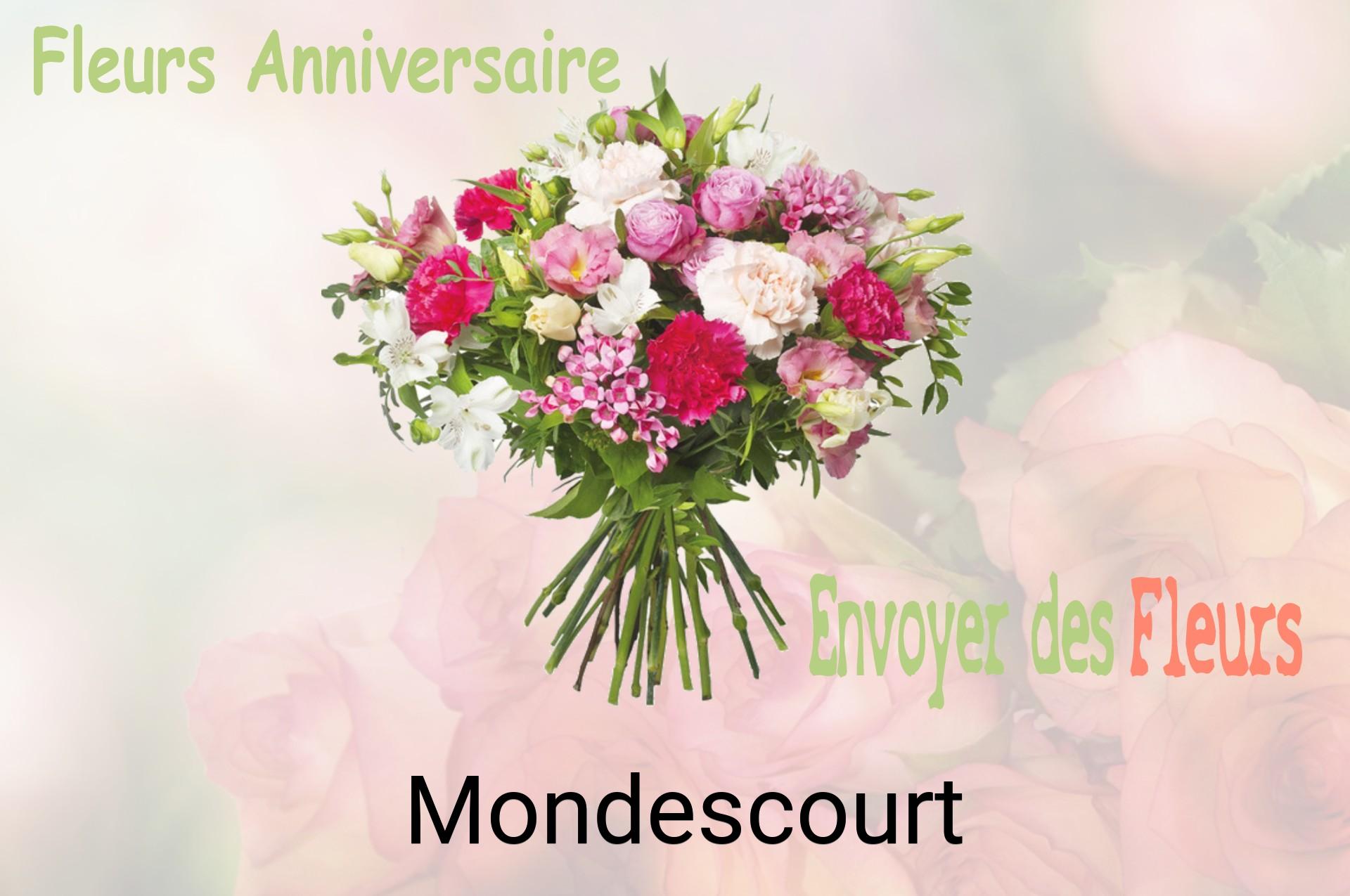 Bouquet de fleurs d’anniversaire livré à Mondescourt